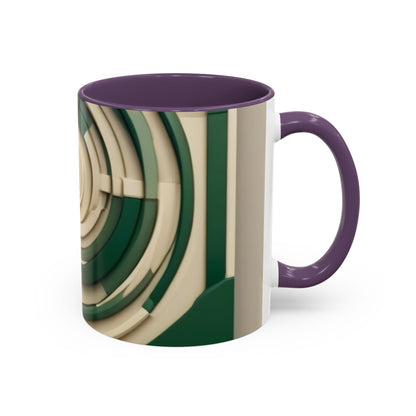 boostlete-mile-by-mile-icon-target-3d-modern-0306 — Accent Mug 11/15oz