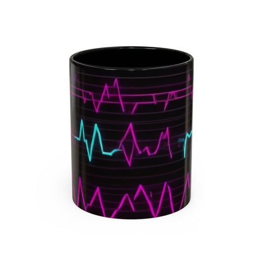 boostlete-boost-mode-pattern-ekg-modern-0111 — Accent Mug 11oz/15oz