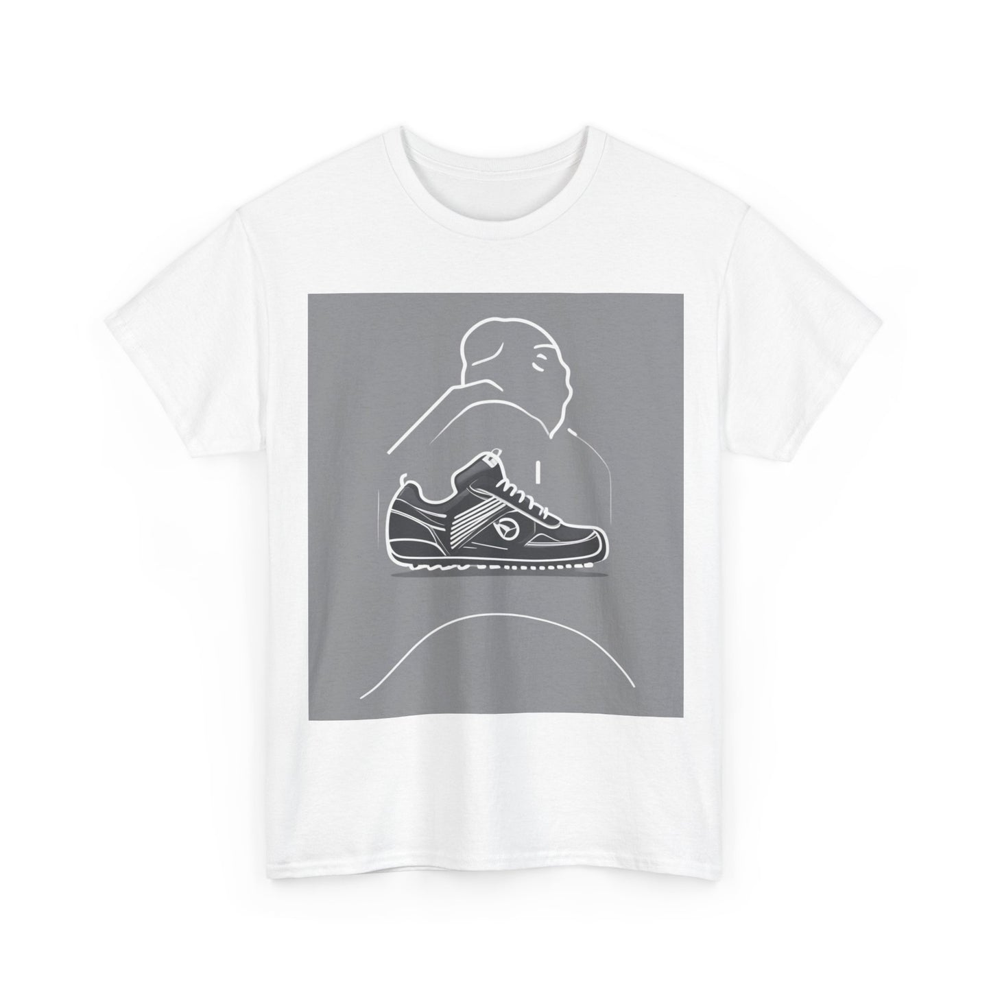 boostlete-boost-mode-icon-sneaker-offset-vector-0166 — Unisex Heavy Cotton Tee (Gildan 5000)