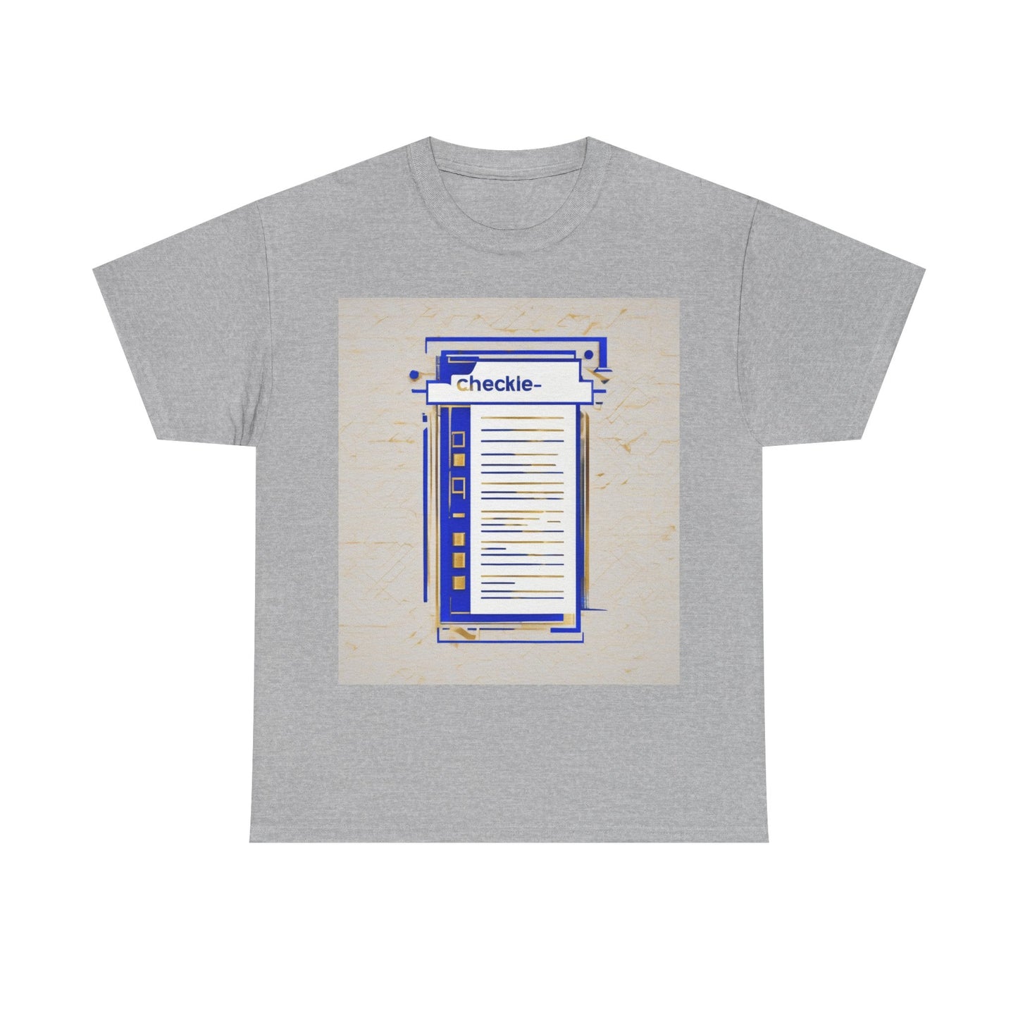 boostlete-am-crew-icon-checklist-glitch-badge-0018 — Unisex Heavy Cotton Tee (Gildan 5000)
