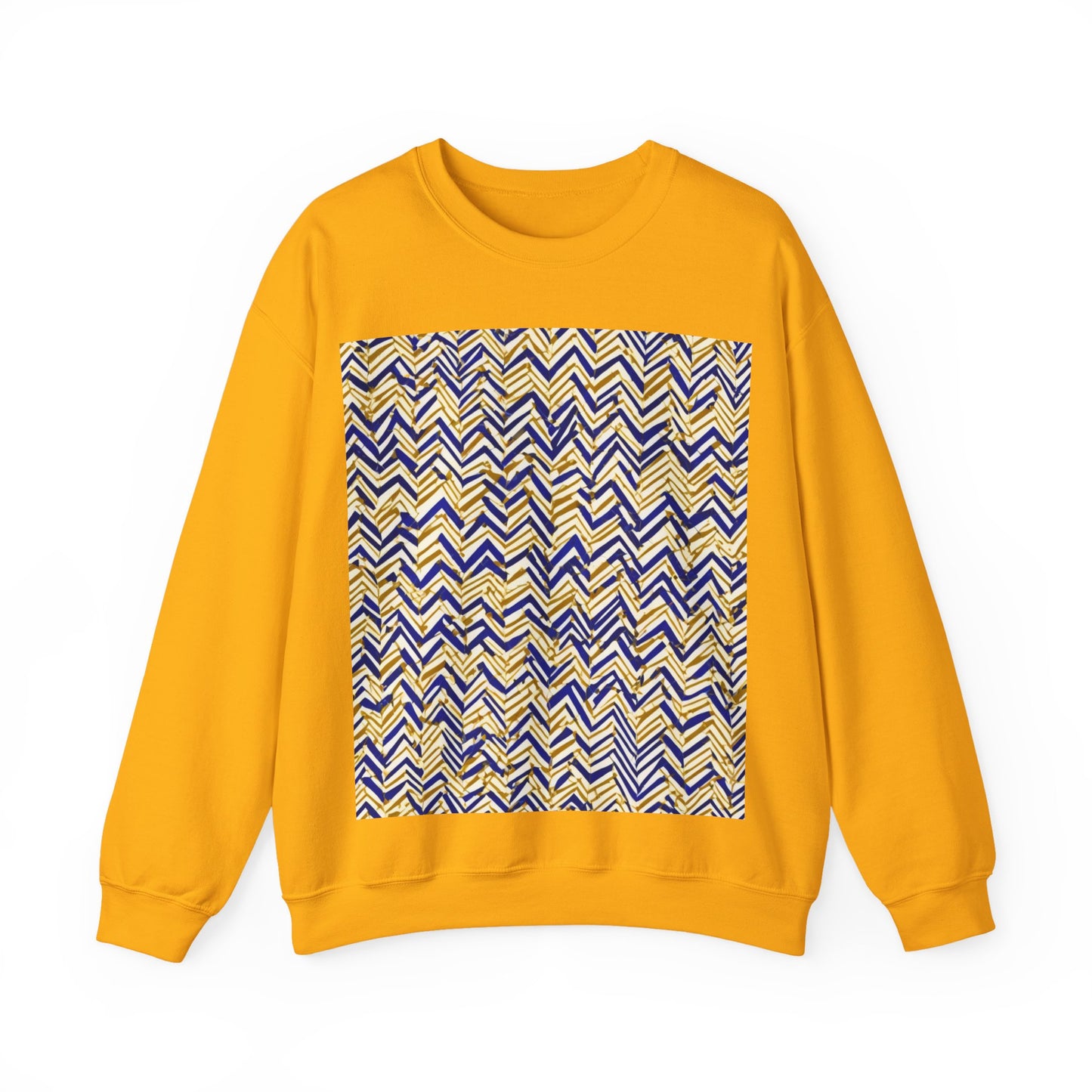 boostlete-boost-mode-pattern-ekg-line-art-0091 — Unisex Heavy Blend Crewneck Sweatshirt (Gildan)