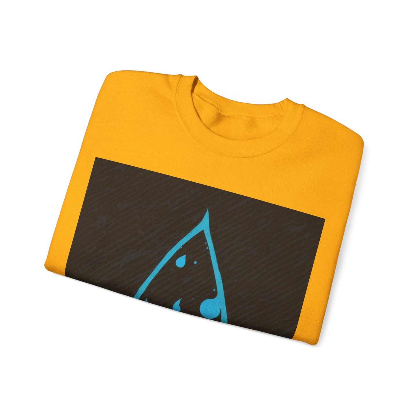 boostlete-iron-intent-icon-water-grainy-vector-0762 — Unisex Heavy Blend Crewneck (G18000)