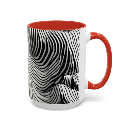 boostlete-field-day-pattern-topographic-isometric-0211 — Accent Mug 11oz/15oz