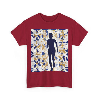 boostlete-recovery-progress-scene-marathoner-matte-geometric-0448 — Unisex Heavy Cotton Tee (Gildan 5000)