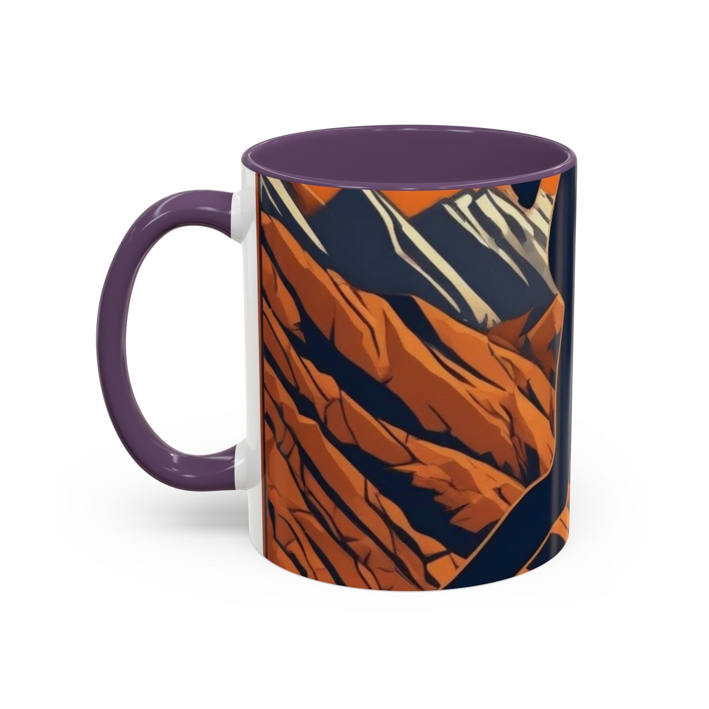 boostlete-iron-intent-scene-trail-3d-retro-0764 — Accent Mug 11/15oz