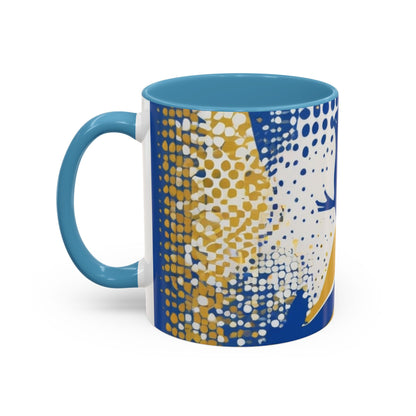 boostlete-field-day-icon-swimmer-halftone-paper-0246 — Accent Mug 11oz/15oz