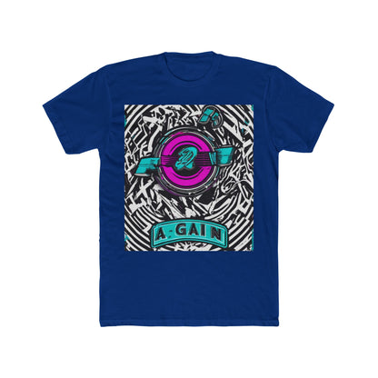 boostlete-boost-mode-type-again-badge-monoline-0293 — Unisex Cotton Crew Tee (NL 3600)