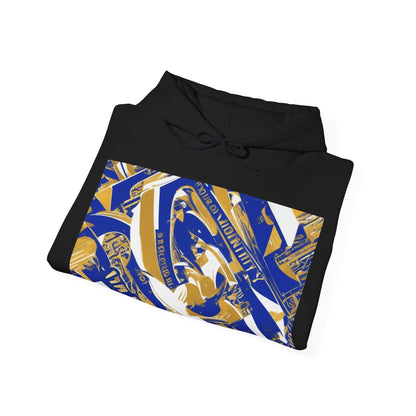 boostlete-pr-season-type-velocity-over-vanity-big-modern-0121 — Unisex Heavy Blend Hooded Sweatshirt (Gildan)