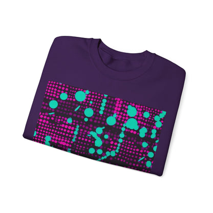 boostlete-pr-season-pattern-dotted-retro-0891 — Unisex Heavy Blend Crewneck (G18000)