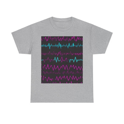boostlete-boost-mode-pattern-ekg-modern-0111 — Unisex Heavy Cotton Tee (Gildan 5000)