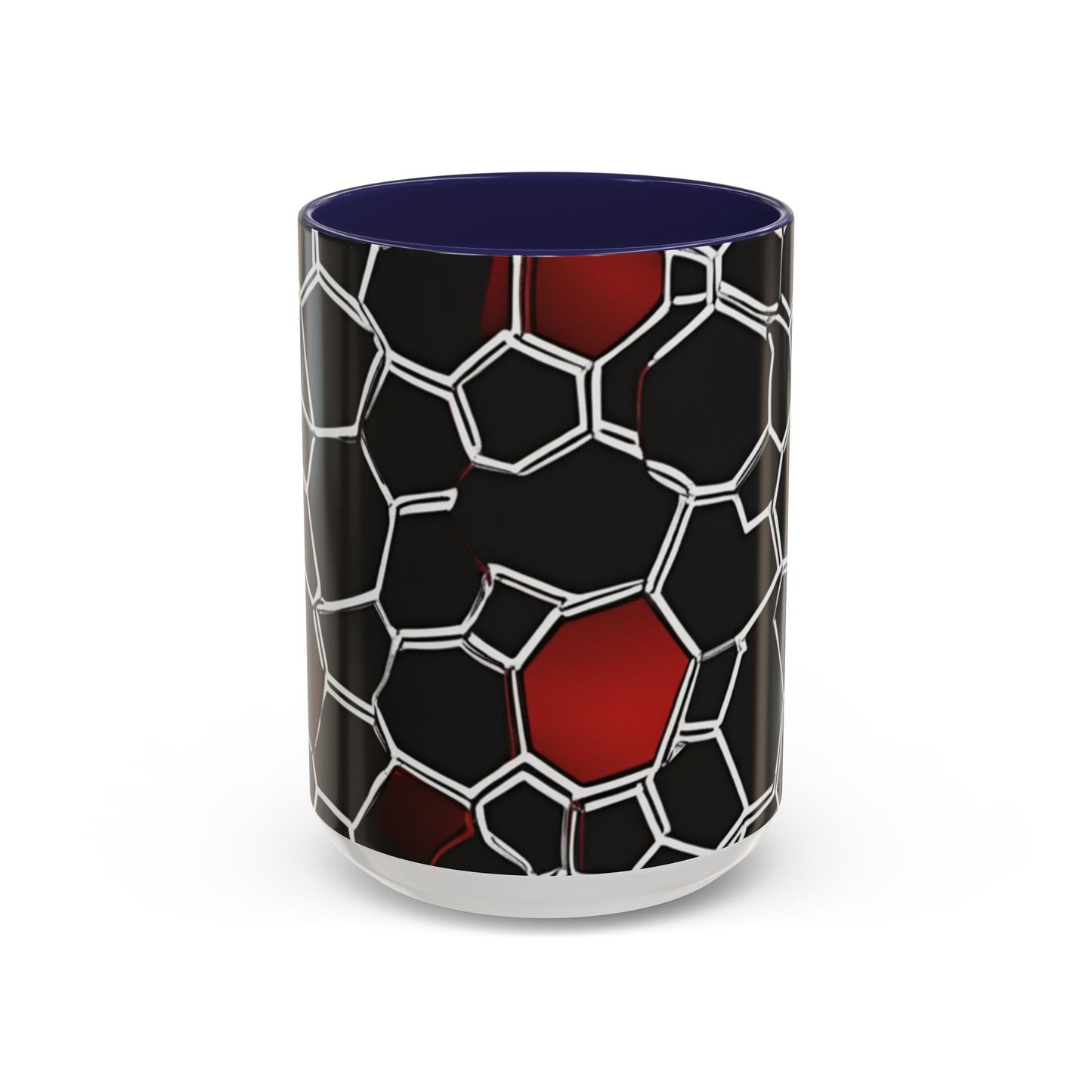 boostlete-quiet-power-pattern-hex-vector-0039 — Accent Mug 11/15oz