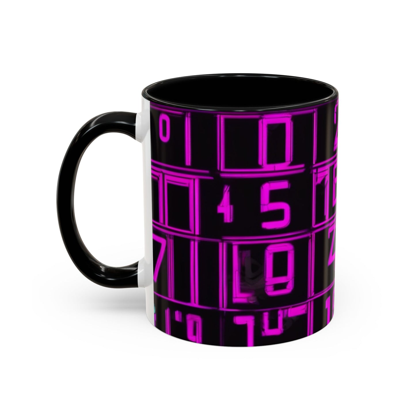 boostlete-iron-intent-pattern-plate-number-retro-0227 — Accent Mug 11oz/15oz