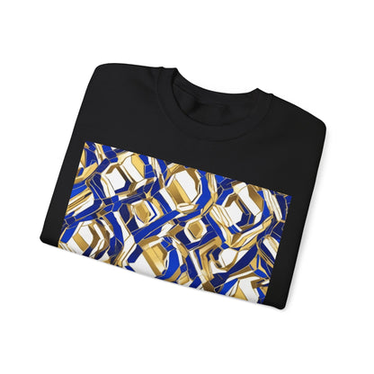 boostlete-boost-mode-pattern-hex-athletic-0611 — Unisex Heavy Blend Crewneck (G18000)