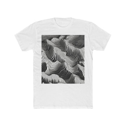 boostlete-field-day-pattern-topographic-isometric-0211 — Unisex Cotton Crew Tee (NL 3600)