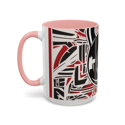 boostlete-recovery-progress-icon-kettlebell-outline-industrial-0366 — Accent Mug 11oz/15oz