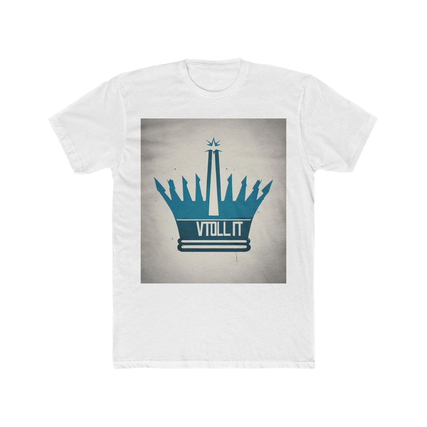 boostlete-am-crew-icon-crown-matte-industrial-0058 — Unisex Cotton Crew Tee (NL 3600)