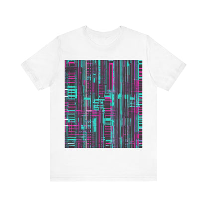 boostlete-field-day-pattern-barcode-retro-0275 — Unisex Jersey Short Sleeve (B+C 3001)