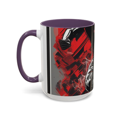 boostlete-field-day-scene-sprinter-glitch-badge-0284 — Accent Mug 11oz/15oz