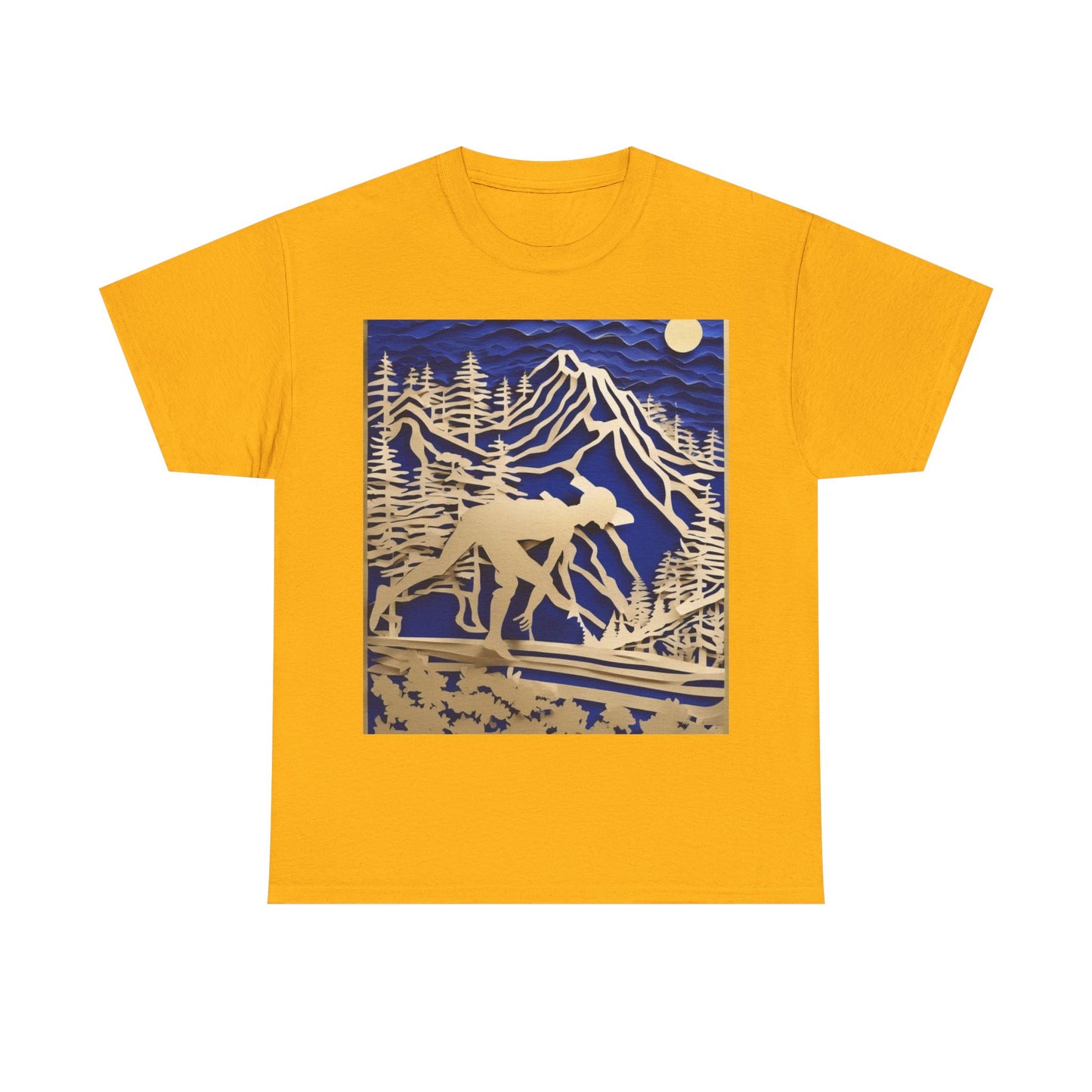 boostlete-recovery-progress-scene-trail-3d-paper-0176 — Unisex Heavy Cotton Tee (Gildan 5000)