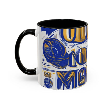 boostlete-am-crew-type-own-the-morning-outline-over-solid-vector-0429 — Accent Mug 11/15oz