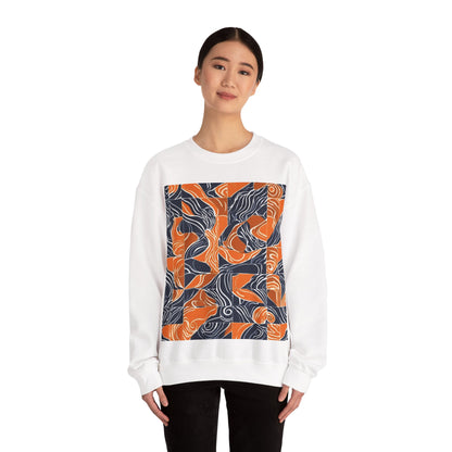 boostlete-rise-grind-pattern-sprint-vector-0207 — Unisex Heavy Blend Crewneck Sweatshirt (Gildan)