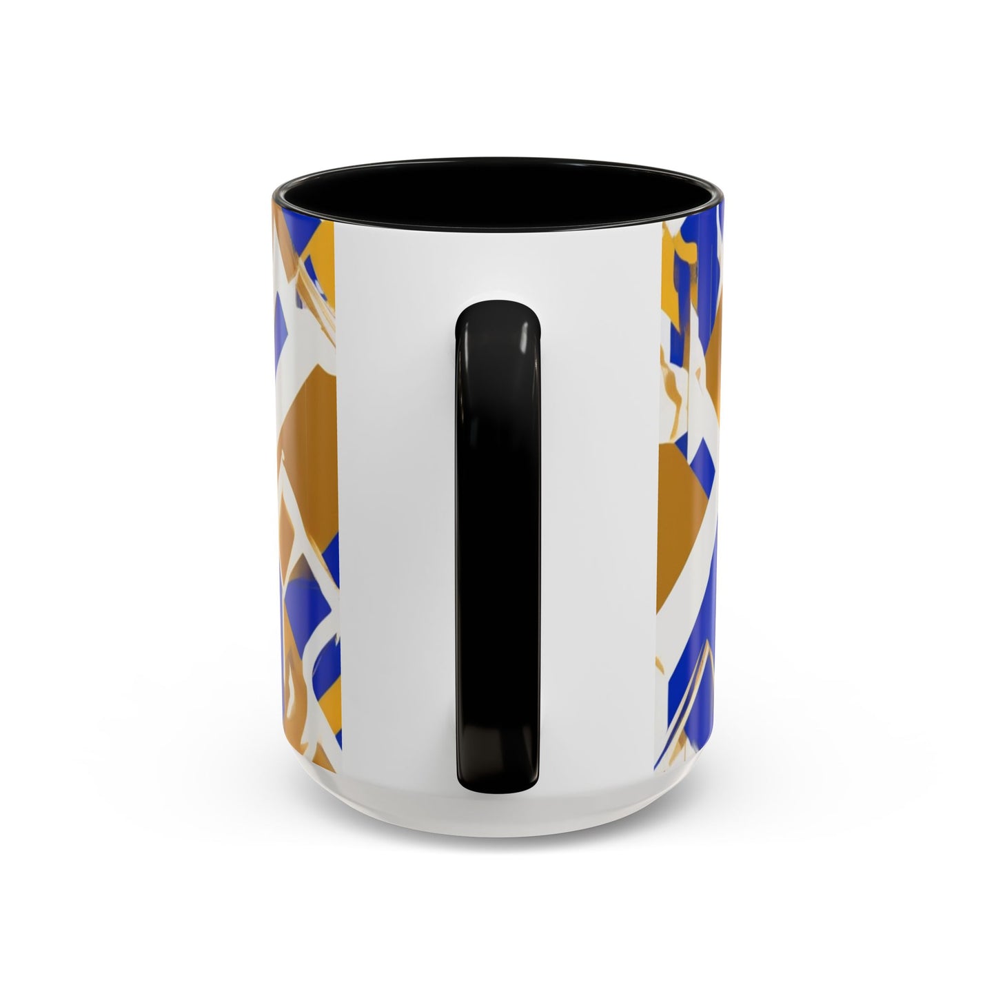 boostlete-field-day-icon-flame-glitch-geometric-0090 — Accent Mug 11oz/15oz