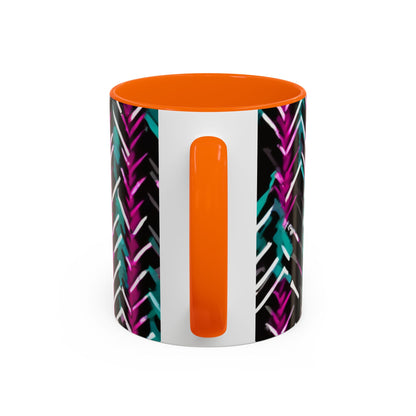 boostlete-recovery-progress-pattern-chevron-retro-0243 — Accent Mug 11/15oz