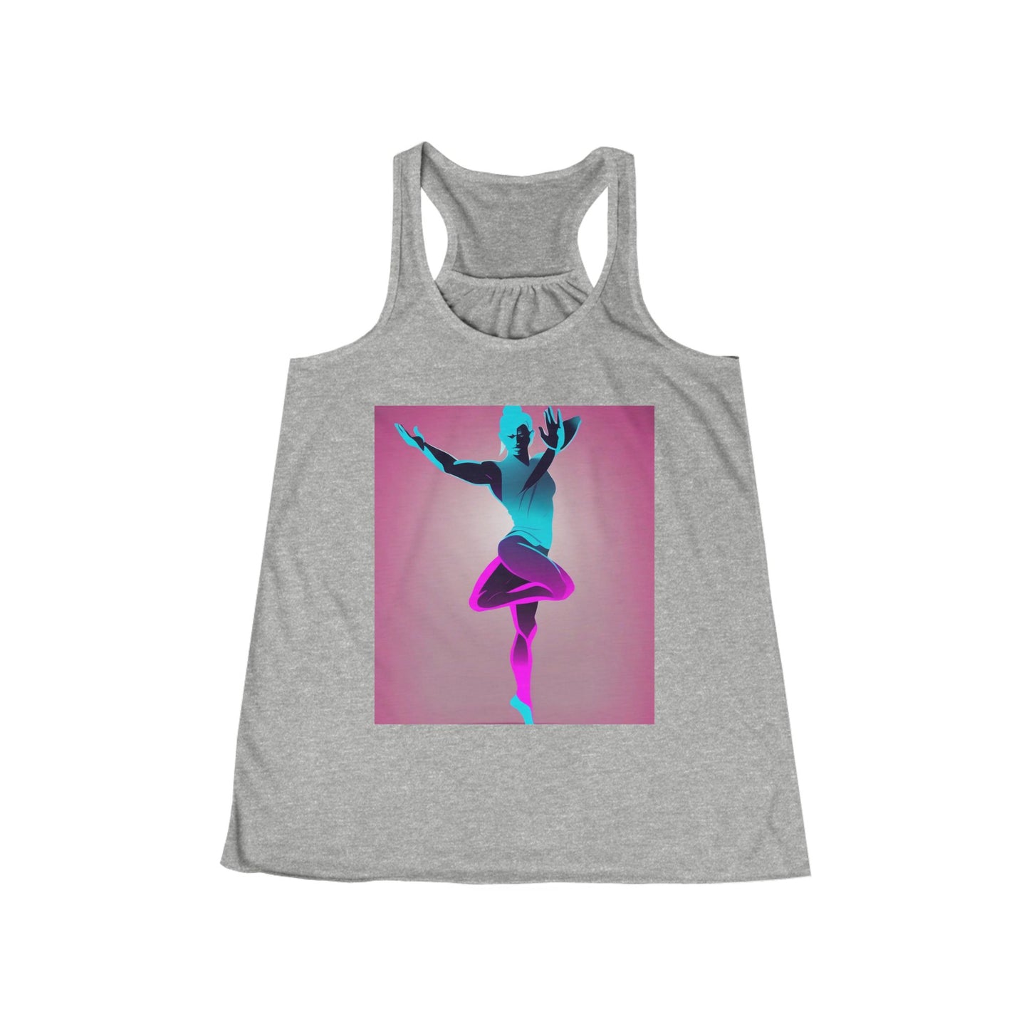 boostlete-pr-season-scene-yogi-soft-athletic-0272 — Women's Flowy Racerback Tank (B+C 8800)
