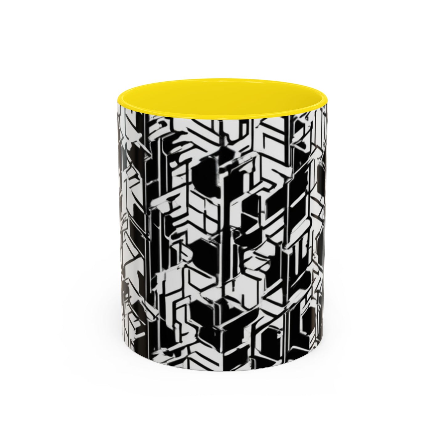 boostlete-field-day-pattern-micro-blueprint-0927 — Accent Mug 11/15oz