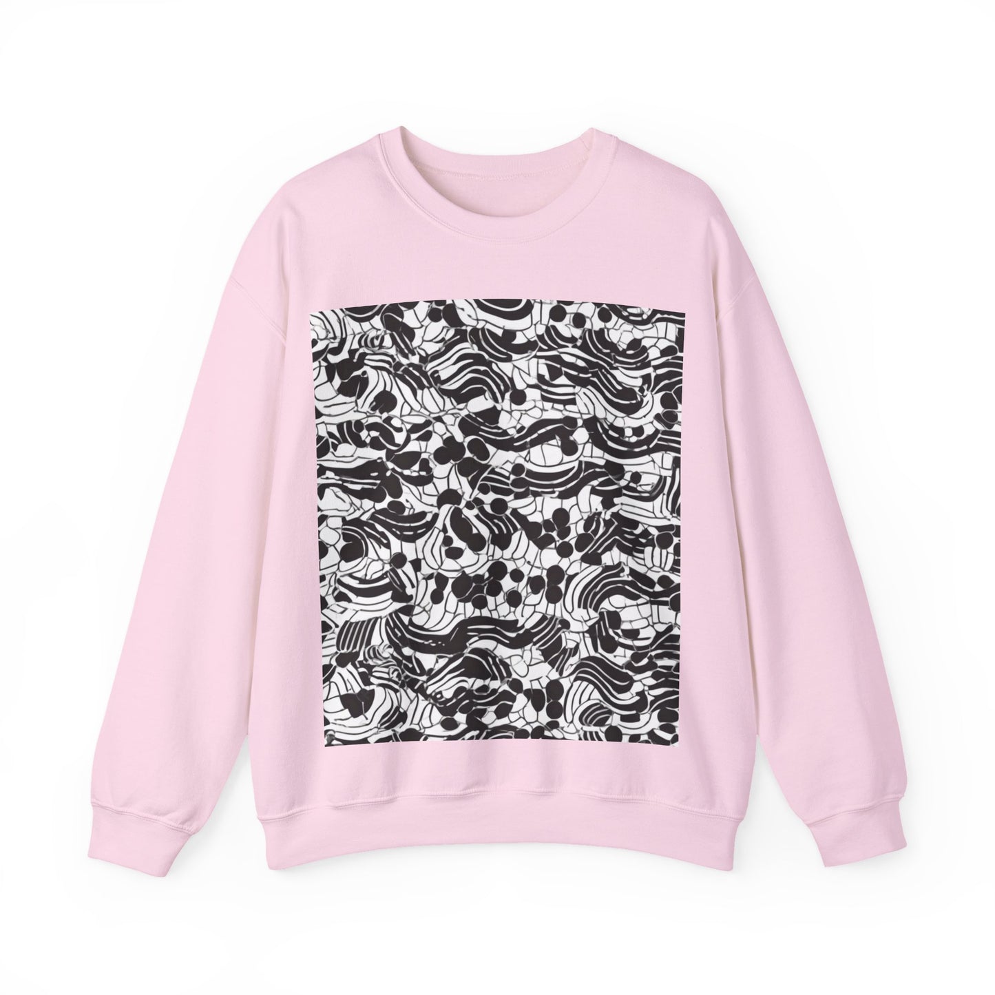 boostlete-rise-grind-pattern-dotted-line-art-0483 — Unisex Heavy Blend Crewneck (G18000)