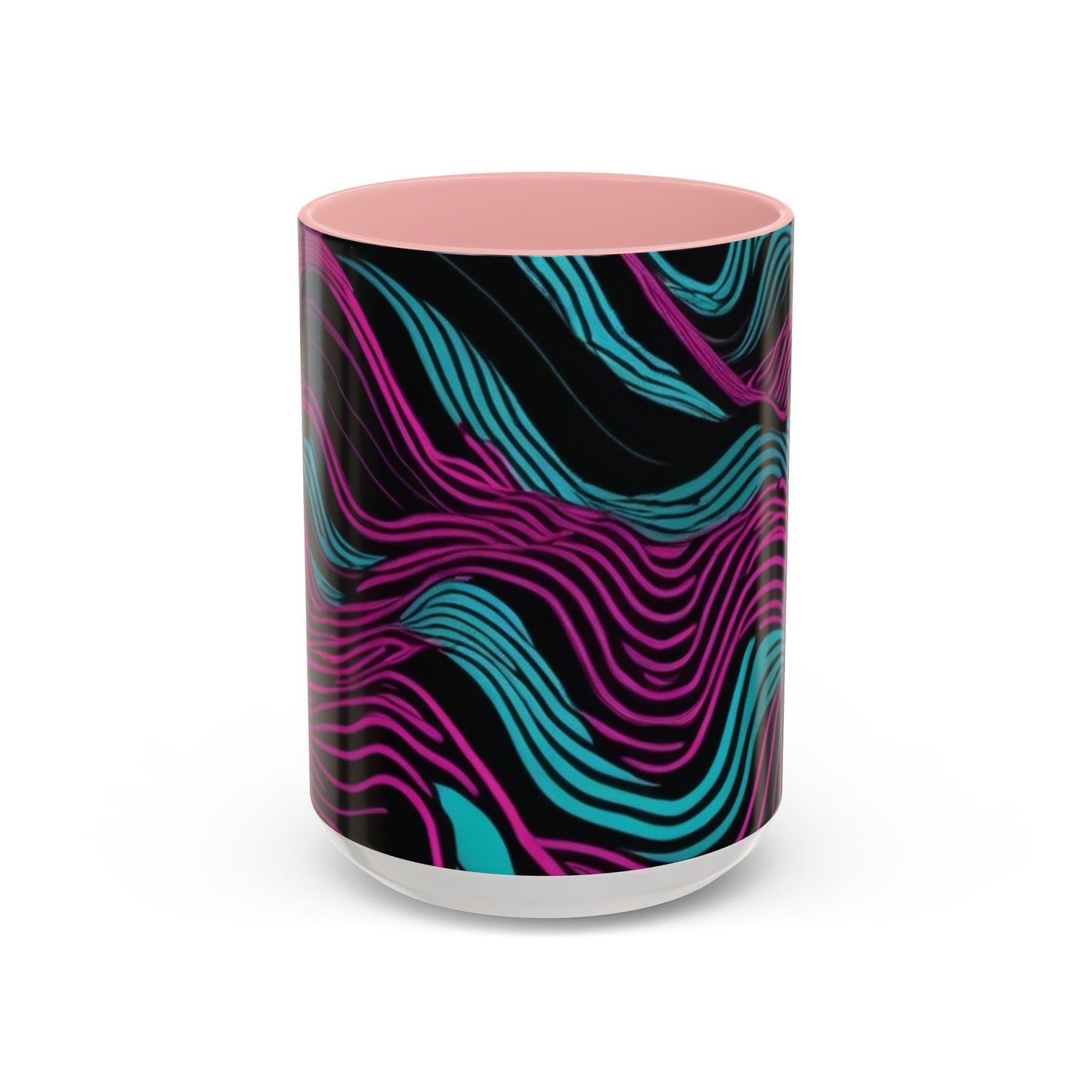 boostlete-recovery-progress-pattern-topographic-engraved-0119 — Accent Mug 11oz/15oz