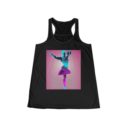 boostlete-pr-season-scene-yogi-soft-athletic-0272 — Women's Flowy Racerback Tank (B+C 8800)