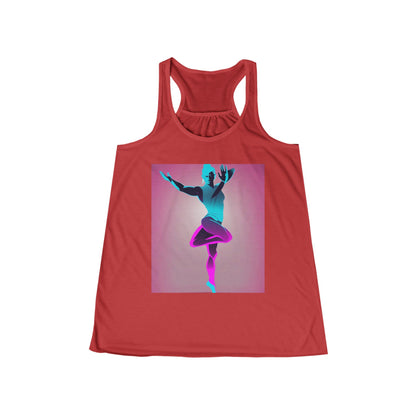 boostlete-pr-season-scene-yogi-soft-athletic-0272 — Women's Flowy Racerback Tank (B+C 8800)