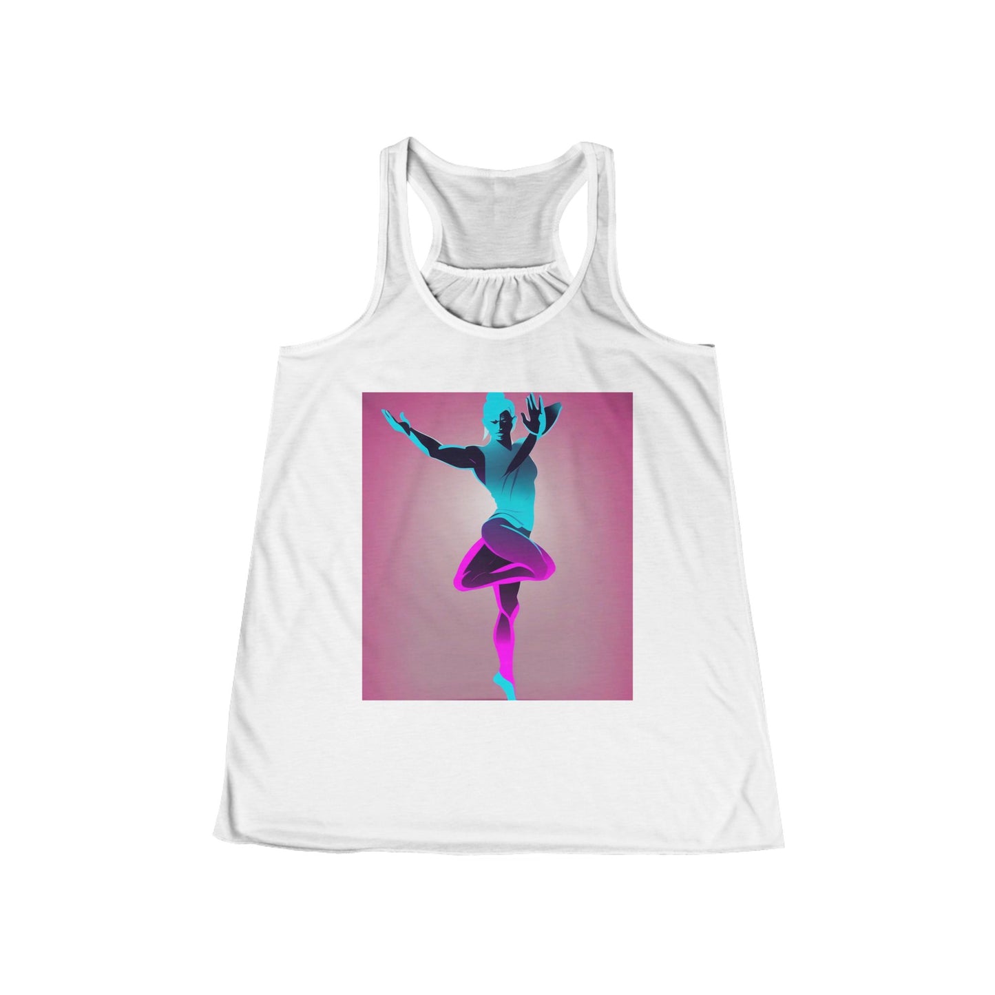 boostlete-pr-season-scene-yogi-soft-athletic-0272 — Women's Flowy Racerback Tank (B+C 8800)