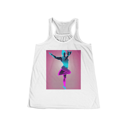 boostlete-pr-season-scene-yogi-soft-athletic-0272 — Women's Flowy Racerback Tank (B+C 8800)