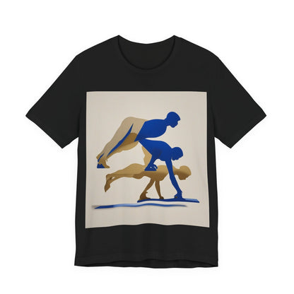 boostlete-mile-by-mile-scene-push-up-duotone-paper-0040 — Unisex Jersey Short Sleeve (B+C 3001)