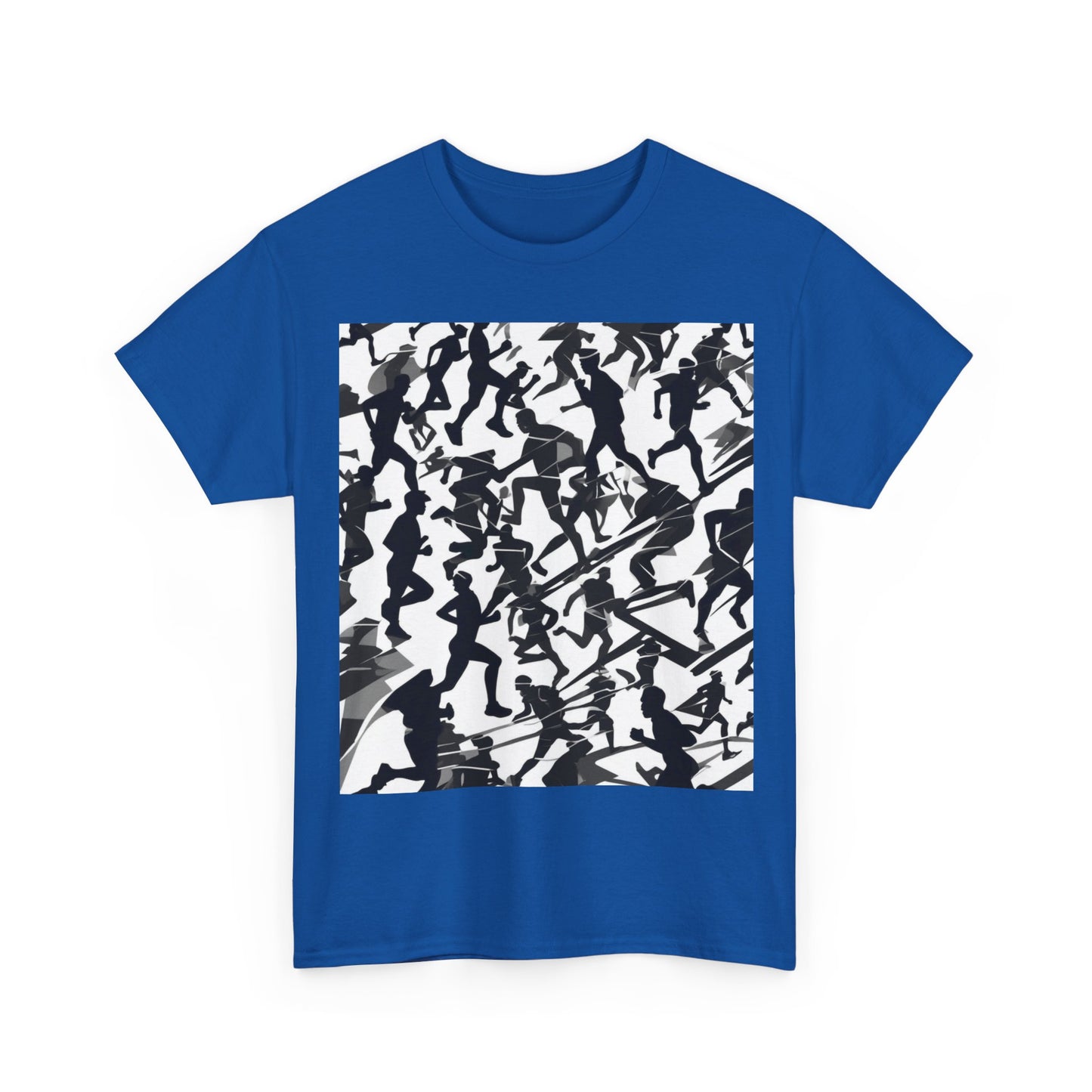 boostlete-field-day-scene-marathoner-motion-paper-0156 — Unisex Heavy Cotton Tee (Gildan 5000)
