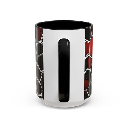 boostlete-quiet-power-pattern-hex-vector-0039 — Accent Mug 11/15oz
