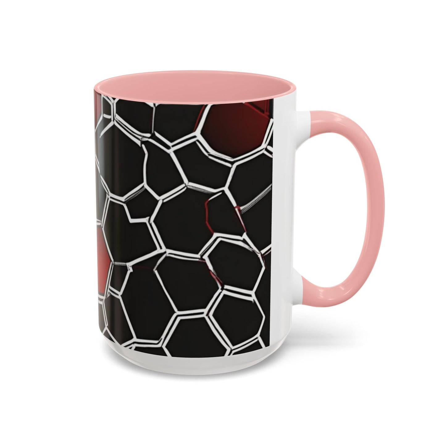 boostlete-quiet-power-pattern-hex-vector-0039 — Accent Mug 11/15oz