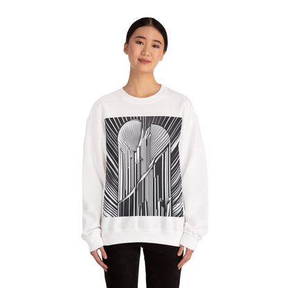 boostlete-boost-mode-icon-sunrise-soft-athletic-0046 — Unisex Heavy Blend Crewneck Sweatshirt (Gildan)