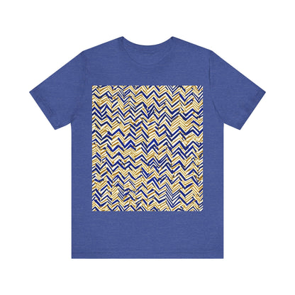 boostlete-boost-mode-pattern-ekg-line-art-0091 — Unisex Jersey Short Sleeve (B+C 3001)