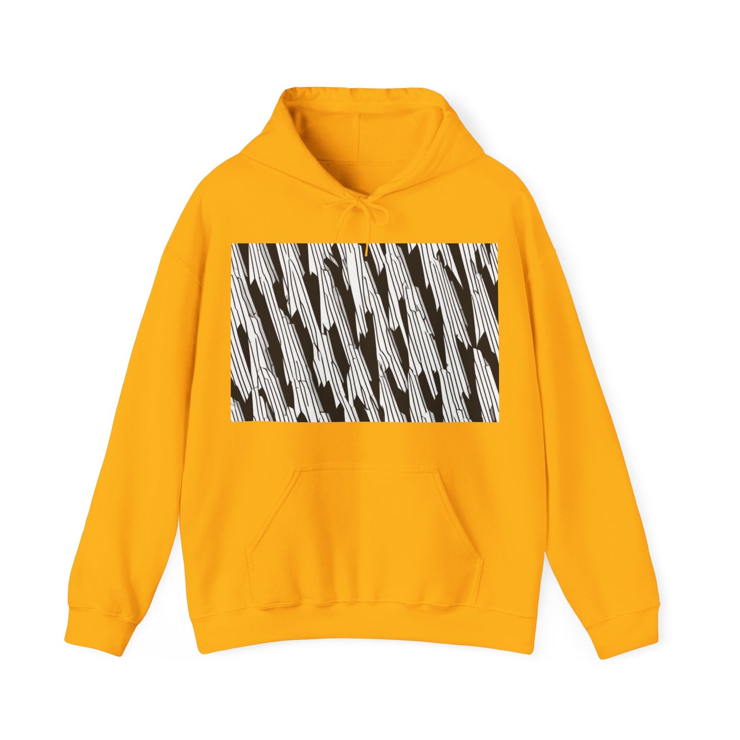 boostlete-iron-intent-pattern-micro-isometric-0199 — Unisex Heavy Blend Hooded Sweatshirt (Gildan)