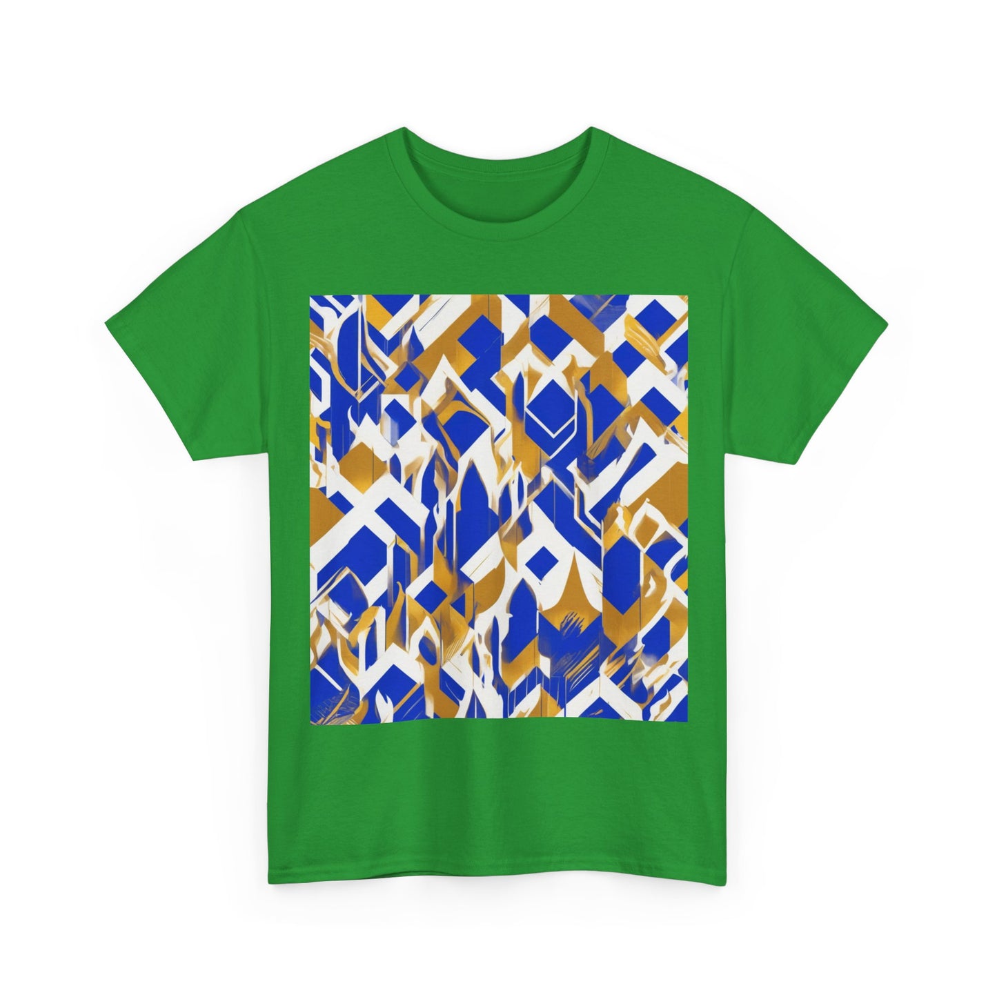 boostlete-field-day-icon-flame-glitch-geometric-0090 — Unisex Heavy Cotton Tee (Gildan 5000)