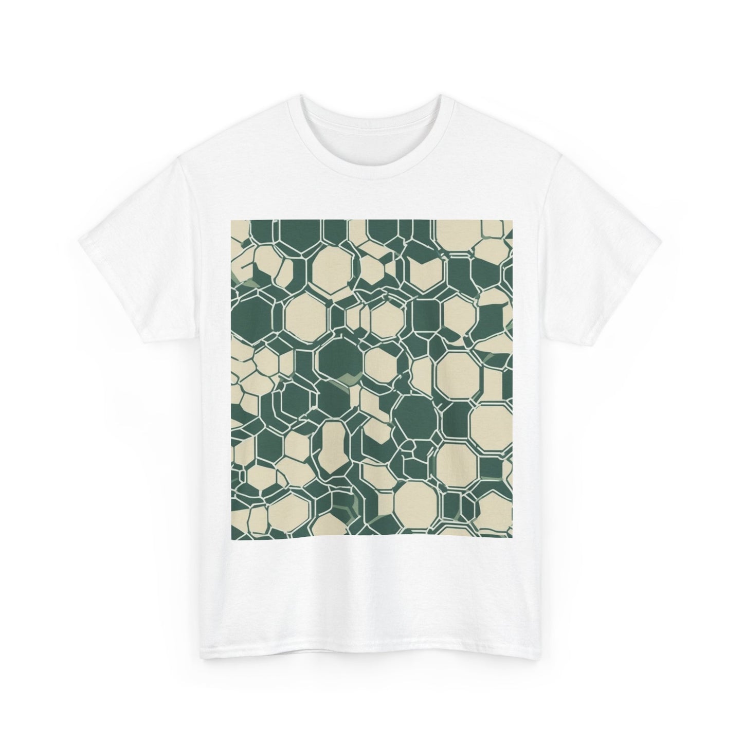 boostlete-iron-intent-pattern-hex-blueprint-0271 — Unisex Heavy Cotton Tee (Gildan 5000)