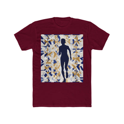 boostlete-recovery-progress-scene-marathoner-matte-geometric-0448 — Unisex Cotton Crew Tee (NL 3600)