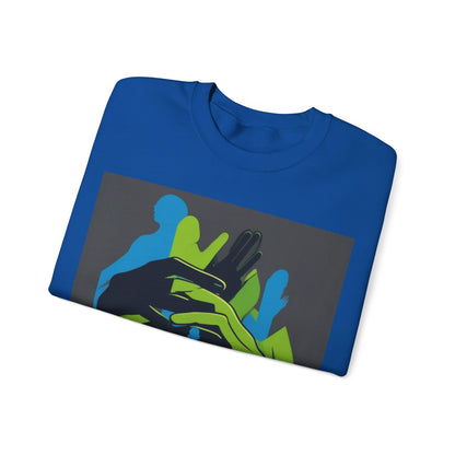 boostlete-mile-by-mile-scene-athlete-offset-modern-0824 — Unisex Heavy Blend Crewneck (G18000)