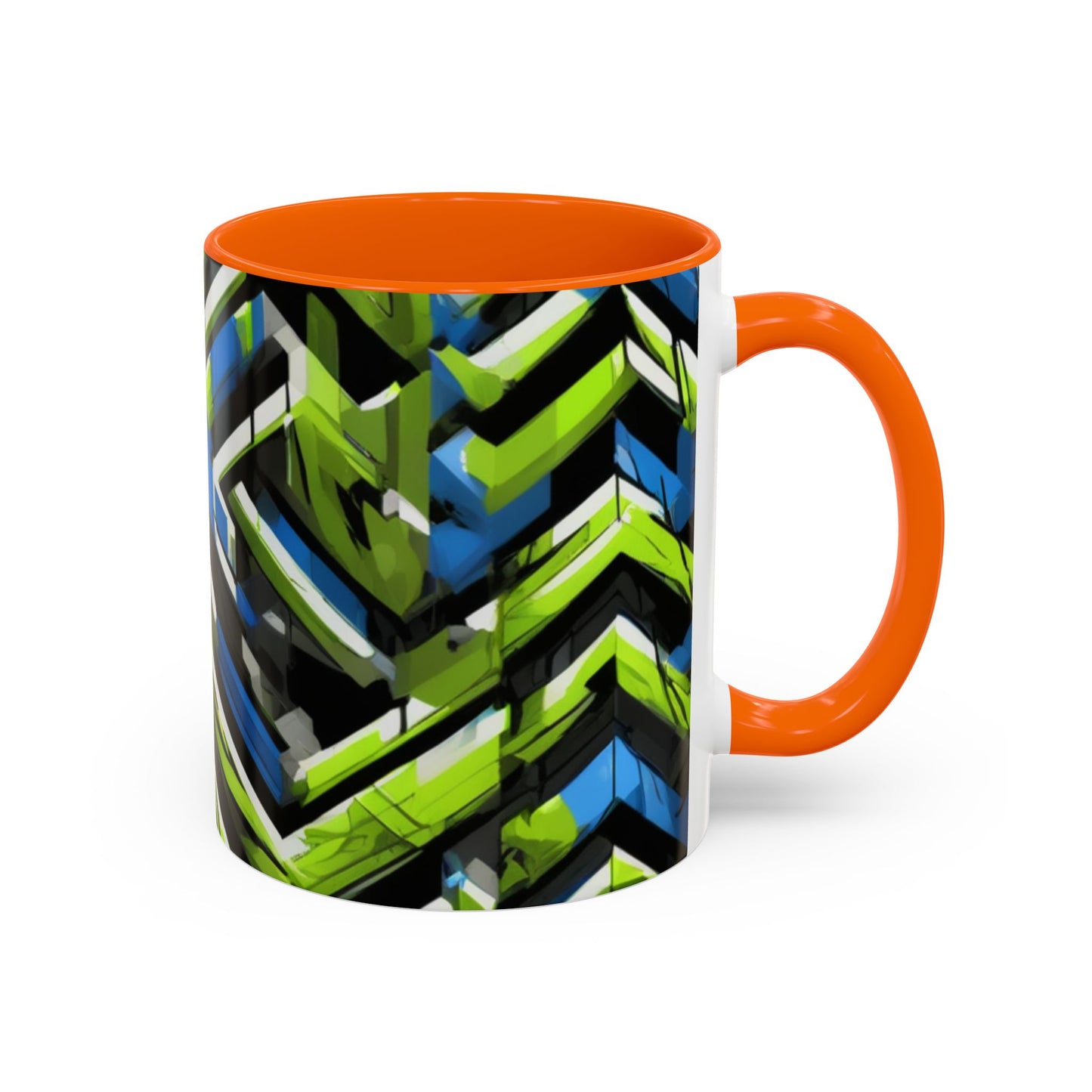 boostlete-rise-grind-pattern-chevron-isometric-0195 — Accent Mug 11oz/15oz