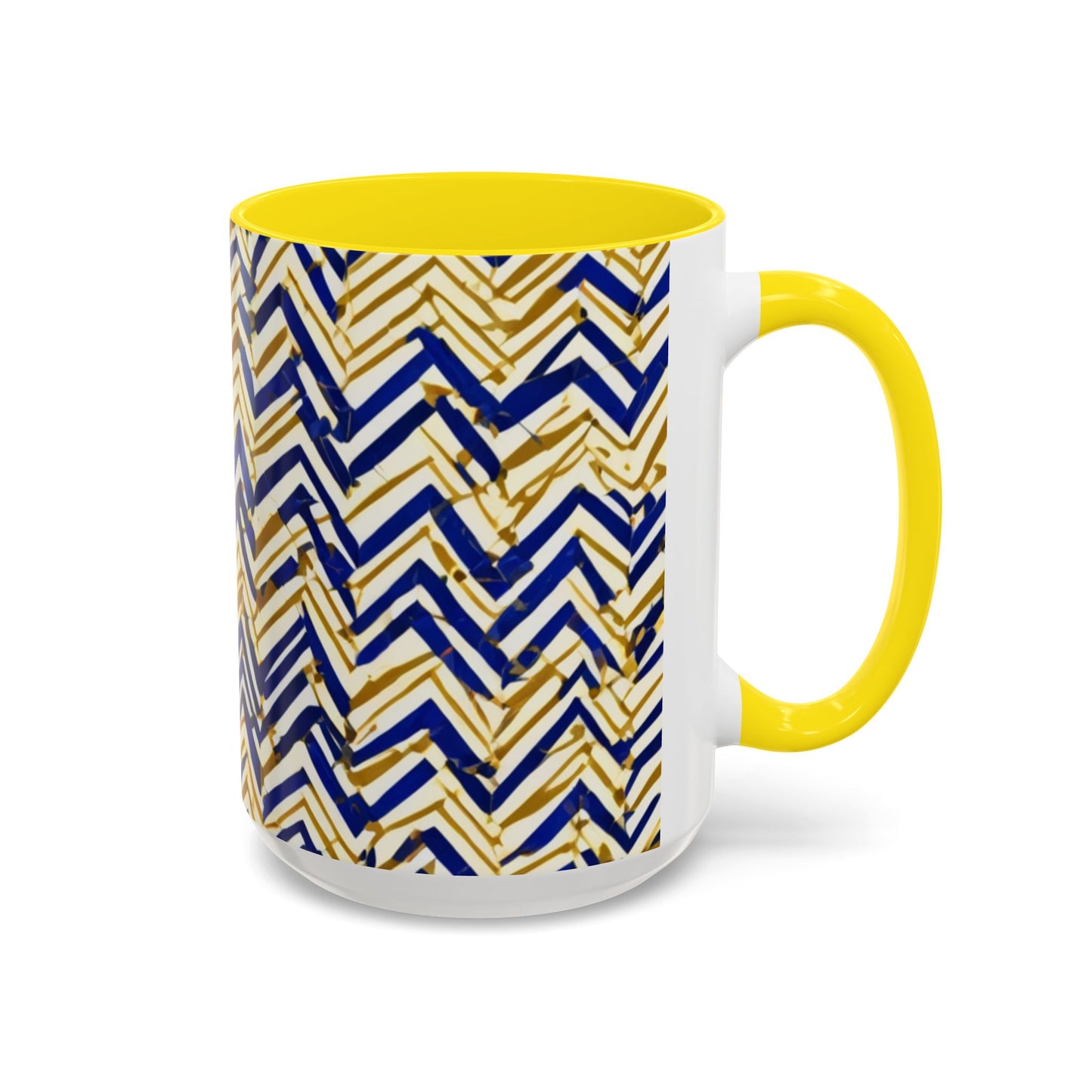 boostlete-boost-mode-pattern-ekg-line-art-0091 — Accent Mug 11oz/15oz