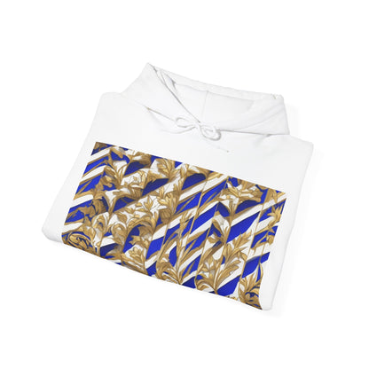 boostlete-iron-intent-pattern-stair-steps-engraved-0083 — Unisex Heavy Blend Hooded Sweatshirt (Gildan)