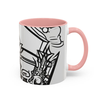 boostlete-quiet-power-icon-crown-outline-badge-0130 — Accent Mug 11oz/15oz